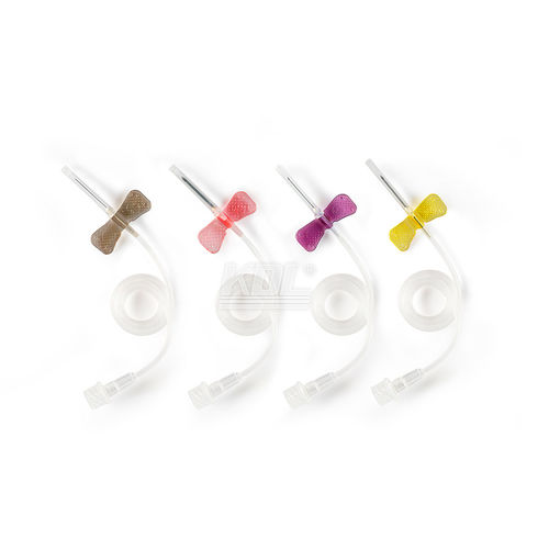 Nadel zur intravenösen Injektion - 01-310 - Nanchang Kindly Meditech - gesichert / mit Flügel / 20G