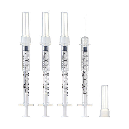 Spritze / 1 ml - KDL-SSS - Nanchang Kindly Meditech - 0,5 ml / Gummi / steril