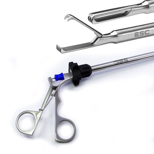 Laparoskopische Klemme - ESC Medicams - zum Greifen / wiederverwendbar / Edelstahl