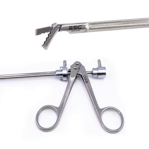 Klemme für Urologie - ESC Medicams - zur Entfernung von Nierensteinen / wiederverwendbar / Edelstahl