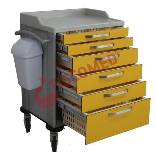 Medizinischer Wagen - TEC 4525 - Tiscomed - für Kliniken / Medikamente / Pflege