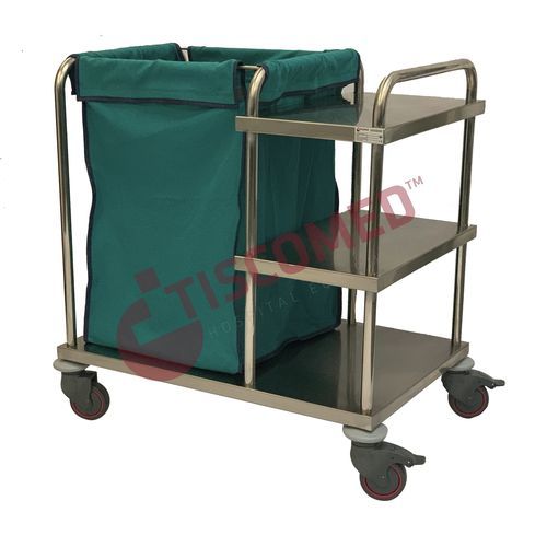 Sackhalterwagen für dreckige Wäsche - TTLA 3620 - Tiscomed - für saubere Wäsche / medizinisch / Reinigung