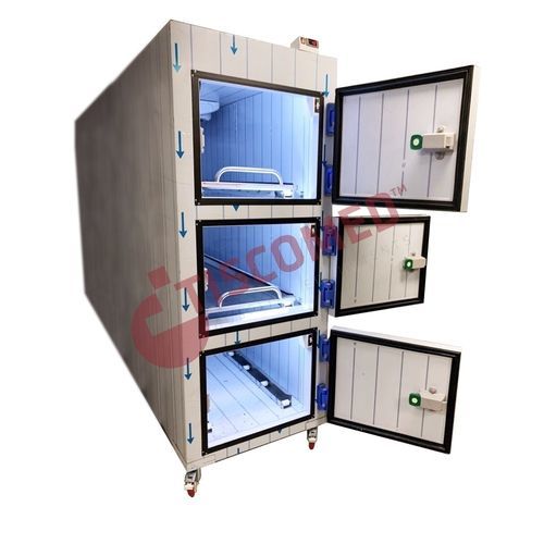 Leichenkühlzelle / 2 Körper - TOMU 6030 - Tiscomed - 3 Körper / 1 Körper / 6 Körper