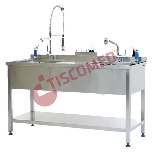 Vorreinigungsstation für medizinische Instrumente - TUCS 4550 - Tiscomed - für die Pharmaindustrie / für die Medizinische Industrie / mit Waschbecken