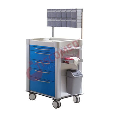 Medizinischer Wagen - TCME 1500 - Tiscomed - für Kliniken / Medikamenten / Pflege