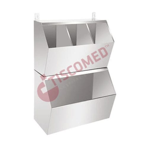 Wäscheschrank - TDCA 2002 - Tiscomed - Abfalleimer / für Krankenhaus / steril