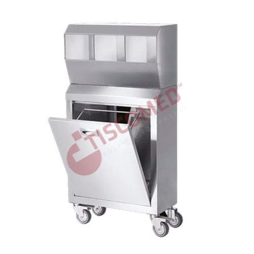 Wäscheschrank - TDCA 2000 - Tiscomed - für Krankenhaus / auf Rollen / steril