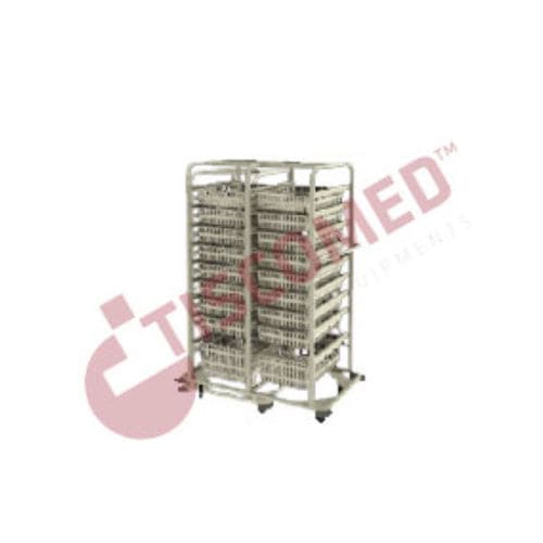 Medizinischer Wagen - TSED 1303 - Tiscomed - Medikamente / Lager / mit Korb