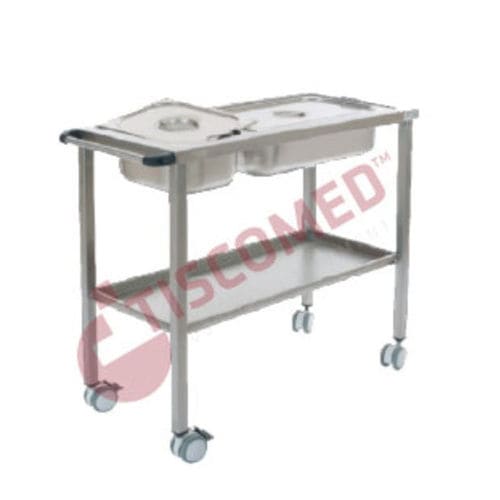 Chirurgischer Wagen - TTAC 3370 - Tiscomed - medizinisch / für Kliniken / Mehrzweck