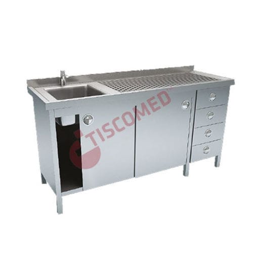 Vorreinigungsstation für medizinische Instrumente - TINI 4020 - Tiscomed - für die Medizinische Industrie / kompakt / mit Trockensystem