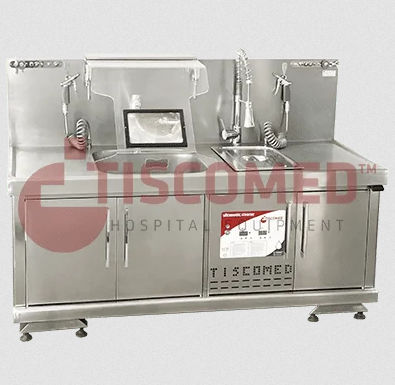 Klarspül-Vorreinigungsstation - TUCS 4501 - Tiscomed - Ultraschall / Edelstahl