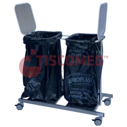 Abfallwagen - TKIB 2520 - Tiscomed - Edelstahl / mobil