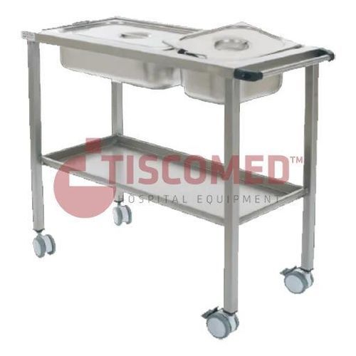 Wagen für chirurgische Instrumente - TTAC 3370 - Tiscomed - für Transport / Lager / Edelstahl