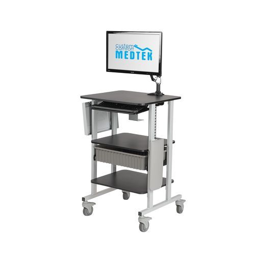 Höhenverstellbarer Computerwagen - CC1030 - Custom Comfort - mit Schublade / modular
