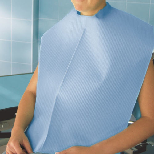 Medizinischer Latz / zum Einmalgebrauch - Matodrape - Matopat - für Erwachsene / für Kinder / blau