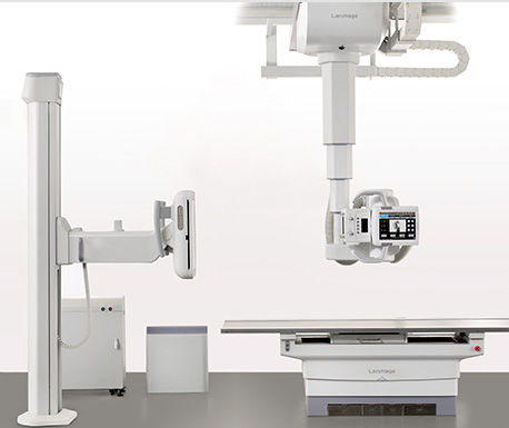 Digitales Röntgensystem - Apollo Advanced - Shenzhen Lanmage Medical Technology - für multifunktionale Röntgenaufnahmen / mit bodenstehendem Bucky / mit Schwenkarm-Säulen