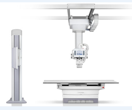 Digitales Röntgensystem - Keen Ray DR2800F - Shenzhen Lanmage Medical Technology - für multifunktionale Röntgenaufnahmen / mit bodenstehendem Bucky / mit Schwenkarm-Säulen
