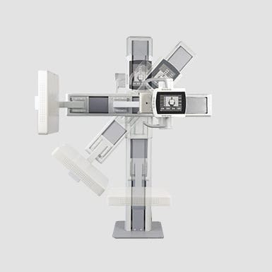 Digitales Röntgensystem - 6600E - Shenzhen Lanmage Medical Technology - für multifunktionale Röntgenaufnahmen / mit verstellbarem Tisch / mit schwenkbarem Röhrenarm