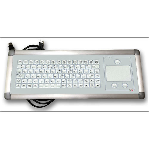 Touchpad-Tastatur - KT-84-IM-04 - K-Tronic - Aluminium / USB / antimikrobiell
