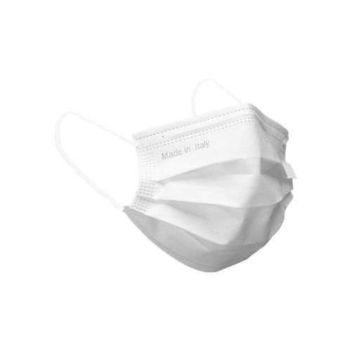 OP-Maske / IIR-Typ - SHOPCHIRIGEAB50 - CMM - Centro Mascherine Modena - für Erwachsene / 50er-Packung / weiß