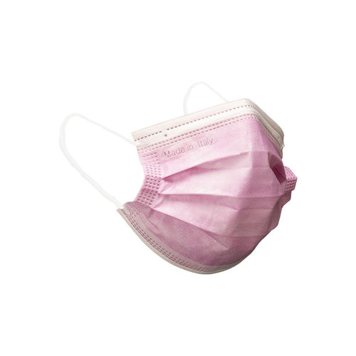 OP-Maske / IIR-Typ - LACRAB10NQCMNL - CMM - Centro Mascherine Modena - für Erwachsene / 50er-Packung / rosa