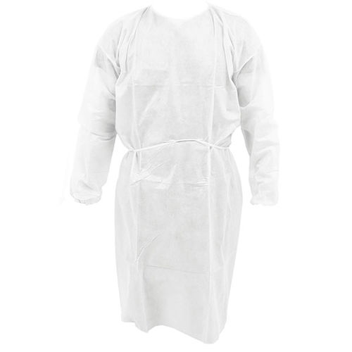 OP-Kittel / unisex - combinaison blanc-2 - Dinomed Factory - aus Polypropylen / wasserdicht / weiß