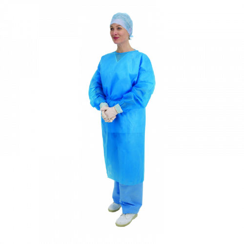 OP-Kittel / für Frauen - 5520 - Datesand Group - aus Polypropylen / weiß / blau