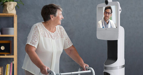 Telepräsenzroboter für Gesundheitseinrichtungen - Ava Robot - Ava Robotics - Telekonsultation / Integrierte Fernassistenz