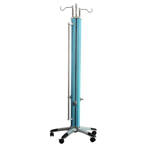 Infusionsstativ auf Rollen - Jiangsu Bairun Medical Technology - 4 Haken / für Intensivpflege / für urologische Abteilungen