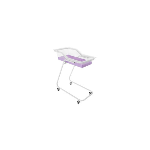 Wiege für Krankenhäuser / mit fester Höhe - HSP 1120 - HOSPITOOL MEDICAL DEVICES INC. - auf Rollen / transparent
