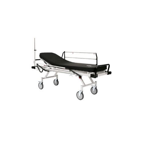 Transport-Fahrtrage - PRONTO GAMMA - HOSPITOOL MEDICAL DEVICES INC. - manuell / höhenverstellbar / mit verstellbarer Rückenlehne