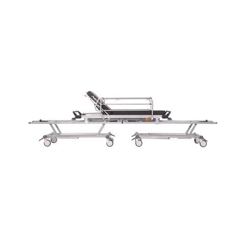 Notfall-Fahrtrage - PRONTO TRANSFER - HOSPITOOL MEDICAL DEVICES INC. - Transfer / hydraulisch / höhenverstellbar