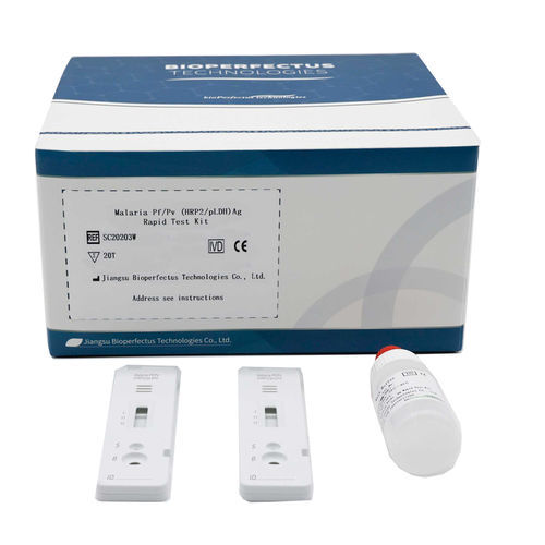 Malaria-Testkit - SC20204W series - Jiangsu Bioperfectus Technologies Co., Ltd. - für Infektionskrankheiten / L-Lactatdehydrogenase (LDH) / Plasmodium