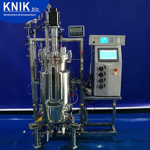 Labor-Bioreaktor - BLBIO series - KNIK CO.,LTD. - für mikrobielle Fermentation / für Zellkultur / in-situ sterilisierbaren Kulturgefäßen