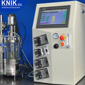 Labor-Bioreaktor - BLBIO-GJ series - KNIK CO.,LTD. - für mikrobielle Fermentation / Kühl / autoklavierbar