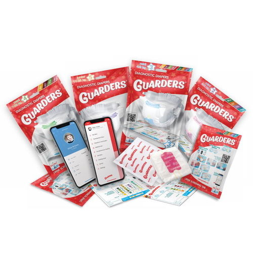 Urin-Testkit - Diagnostic Diapers® MiniLab® - Guarders Diagnostics SA - für Infektionskrankheiten / Dichte / pH