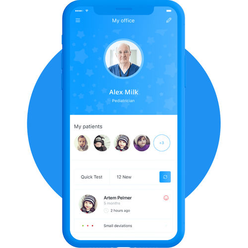 IOS-Applikation / für Kinder - Baby Pass® Pro - Guarders Diagnostics SA - Monitoring / Umform / medizinisch