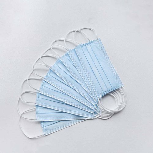 OP-Maske / für Erwachsene - YY 0469-2011 - Zhejiang Langci Medical Equipment Co., Ltd. - 10er-Packung / zum Einmalgebrauch / dreilagig