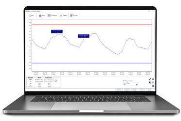 Software zur Nachvollziehbarkeit der Daten - Thermotrack  PC - PROGES PLUS - für Temperaturaufzeichner / Visualisierung / Import