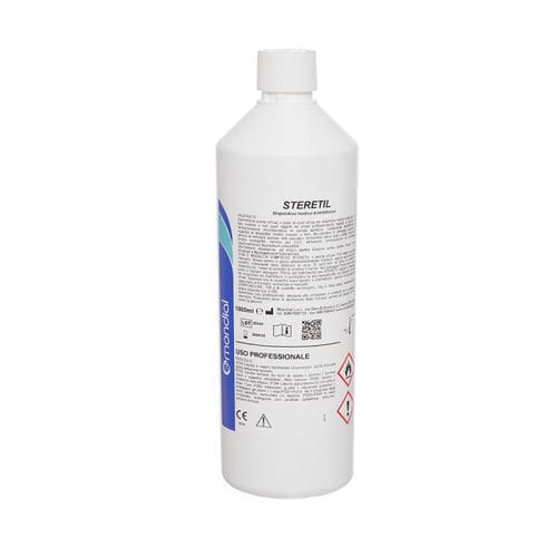 Desinfektionsmittel für medizinische Geräte - STERETIL  - Mondial S.r.l. - für Böden und andere Oberflächen / flüssig / 1000 mL