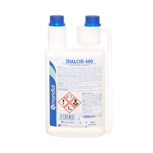 Desinfizierendes Reinigungsmittel - DIALCID 400  - Mondial - flüssig / 1000 mL / Enzyme