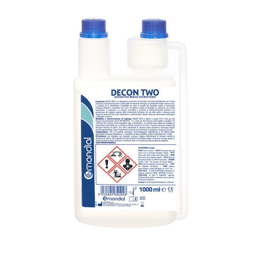 Flüssiges Reinigungsmittel - DECON TWO - Mondial - 1000 mL / Enzyme / für chirurgische Instrumente