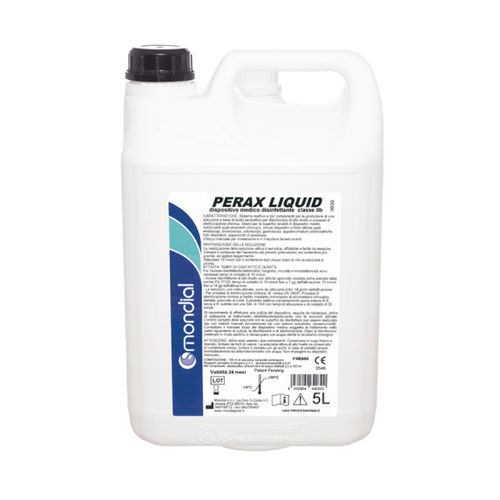 Desinfektionsmittel für medizinische Geräte - PERAX LIQUID  - Mondial S.r.l. - flüssig / 5000 mL / auf Basis von Peressigsäure