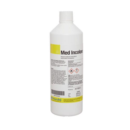Desinfektionsmittel für Körperhygiene - MED INCOLORE - Mondial - flüssig / 1000 mL / auf Alkoholbasis