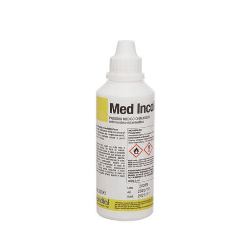 Desinfektionsmittel für Körperhygiene - MED INCOLORE - Mondial S.r.l. - flüssig / 250 mL / auf Alkoholbasis