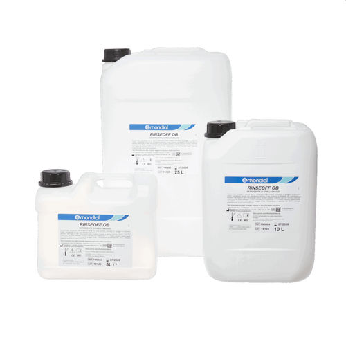 Schmier-Reinigungsmittel - RINSEOFF OB - Mondial - flüssig / 5000 mL / 10.000 mL
