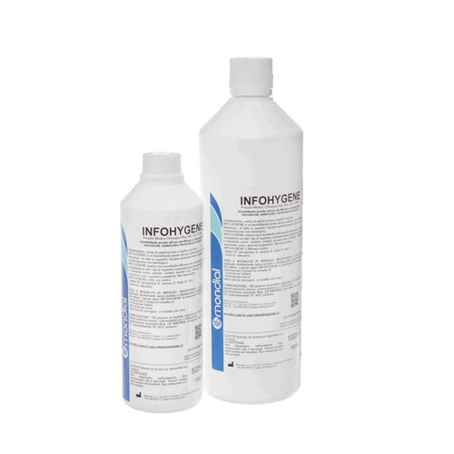 Desinfektionsmittel für Böden und andere Oberflächen - INFOHYGENE - Mondial - flüssig / 1000 mL / 500 mL