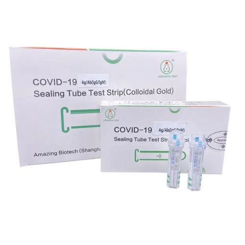COVID-19-Testkit - Amazing Biotech Co., Ltd - Grippe / Nukleokapsidproteine / IgG