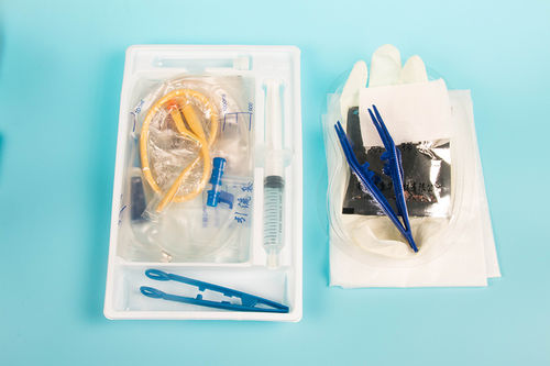 Medizinisches Set / zur Harnsondierung - Nanchang Kanghua Health Material Co.,Ltd - Einweg / mit Handschuh