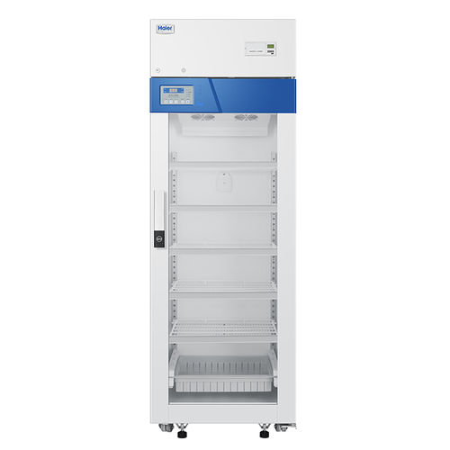 Kühlschrank für Apotheken - HYC-509 - Haier Biomedical - vertikal / 1 Tür / mit Glastür